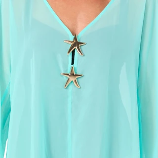 Thumbnail 3: Miken Women's Chiffon Kaftan Cover-Up 