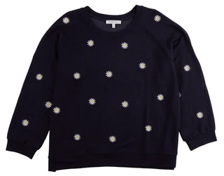 Thumbnail 1: Workshop Plus Long Sleeve French Terry Diasy Top 
