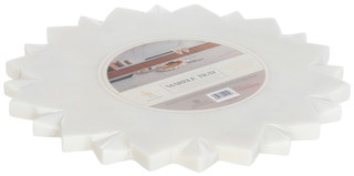 Thumbnail 3: ARTISAN ROW Lotus Marble Serving Tray 