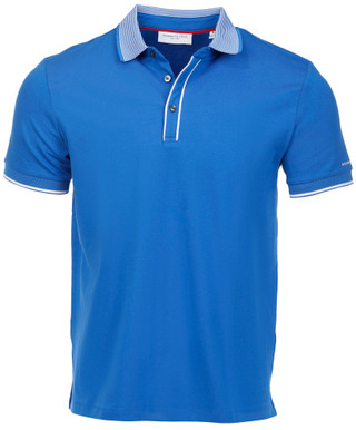 Thumbnail 1: Kenneth Cole Men's Short Sleeve Tipped Collar Polo Shirt 