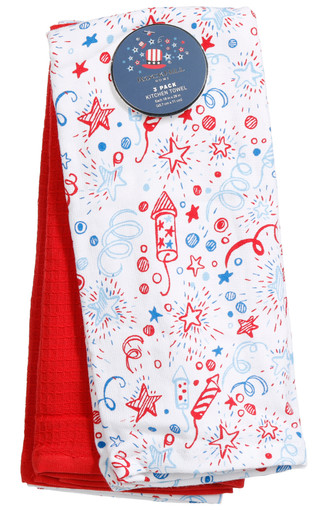 Thumbnail 1: Colordrift 3-Pack Kitchen Towels 
