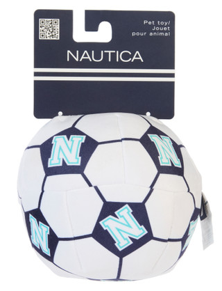 Thumbnail 1: Nautica Soccer Ball Dog Toy 