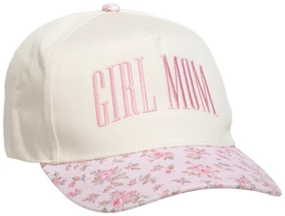 Thumbnail 1: David & Young Women's Floral Girl Mom Baseball Hat 