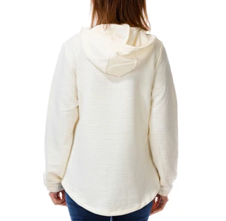 Thumbnail 3: BEARPAW Women's Long Sleeve 3/4 Zip Ribbed Sweater  