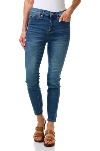 Thumbnail 1: Nicole Miller Women's High Rise Skinny Jeans 