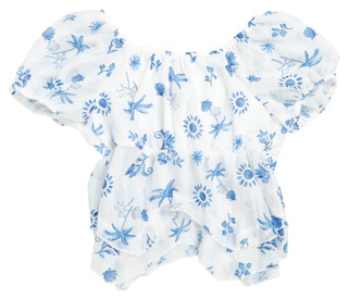 Thumbnail 2: Love Squared Girls' Hanky Hem Tiered Top 