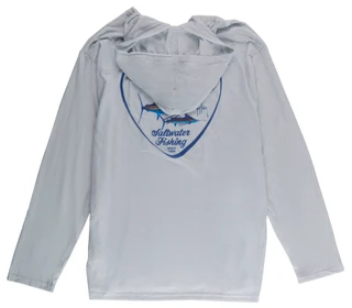 Thumbnail 3: Guy Harvey Big Men's Saltwater Sails Hooded Shirt 