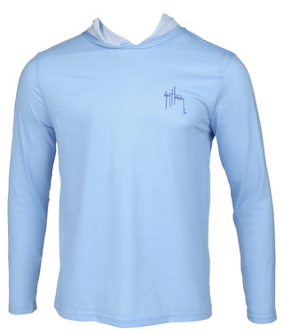 Thumbnail 1: Guy Harvey Big Men's Hooded Performance Shirt 