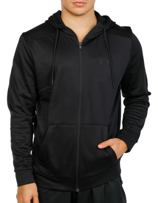 Thumbnail 1: Under Armour Men's Fleece Athletic Front Zip Hoodie 