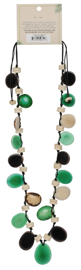 Thumbnail 2: TAGUA Artisan Statement Necklace  