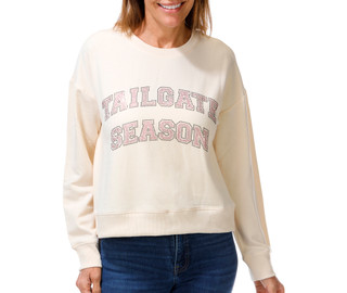 Thumbnail 1: Marled Petite Tailgate Season Rhinestone Sweater  