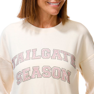 Thumbnail 3: Marled Petite Tailgate Season Rhinestone Sweater  