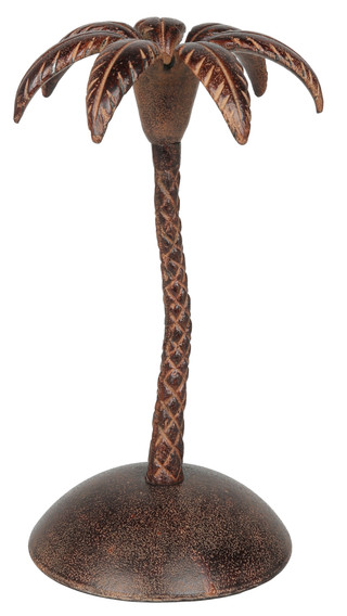 Thumbnail 1: Global Decor Collective Metal Palm Tree Accent 