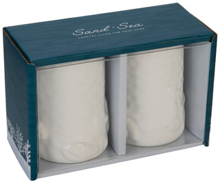 Thumbnail 1: Home Essentials Coastal Salt & Pepper Shaker Set 