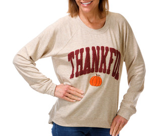 Thumbnail 1: DR2 Women's Harvest Thankful Pull-over Sweatshirt 