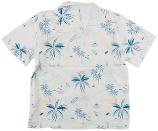 Thumbnail 2: Distortion Big Boy's Short Sleeve Button Up Tech Fabric Shirt  
