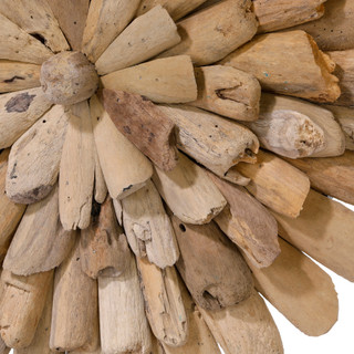 Thumbnail 2: Contrast Driftwood Sunburst Tabletop Decor 