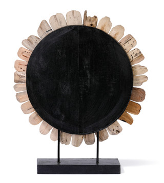 Thumbnail 4: Contrast Driftwood Sunburst Tabletop Decor 
