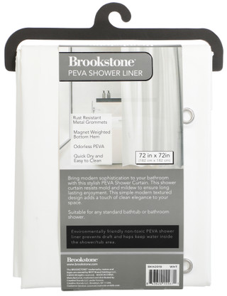 Thumbnail 2: Brookstone PEVA Shower Liner 