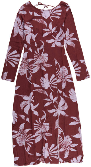 Thumbnail 1: BILLABONG Junior Long Sleeve Romance Palm Maxi Dress 
