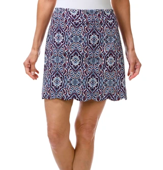 Thumbnail 1: Coral Bay Women's Petite Scallop Print Skort  