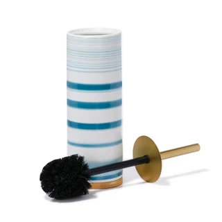 Thumbnail 1: Panama Jack 16 in Stripe Toilet Brush Holder 