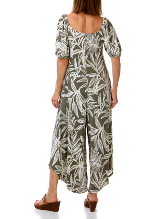 Thumbnail 2: Sami & Jo Women's Tie Neck Botanical Print Maxi Dress 