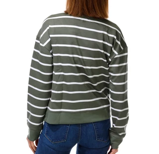 Thumbnail 2: Danskin Women's Long Sleeve Striped Top 