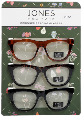 Thumbnail 1: JONES NEW YORK Women's 3 Pk Designer Reading Glasses 