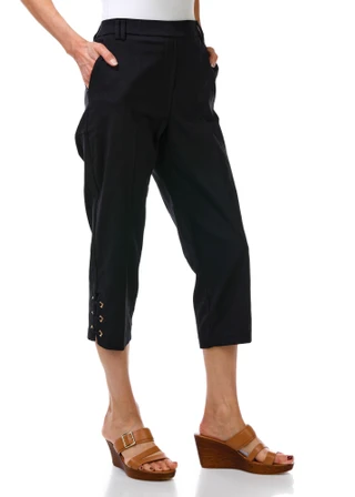Thumbnail 1: Zac & Rachel Women's Pull On Capris 
