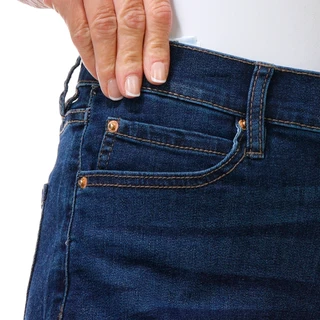 Thumbnail 2: Nicole Miller Women's SOHO High Rise Denim Shorts w/ Double Roll 