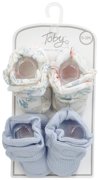 Thumbnail 1: Toby NYC Baby Boys 2 Pk Booties 