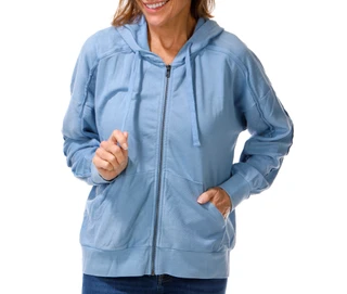 Thumbnail 1: Ninety Clothing C Women's Solid Full-Zip Jacket 