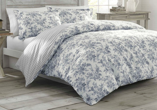 Thumbnail 3: Laura Ashley Laura Ashley Annalise Comforter and Sham Bonus Set 