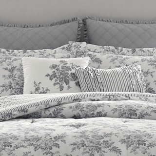 Thumbnail 5: Laura Ashley Laura Ashley Annalise Comforter and Sham Bonus Set 