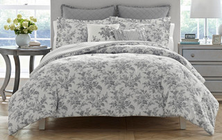 Thumbnail 1: Laura Ashley Laura Ashley Annalise Comforter and Sham Bonus Set 