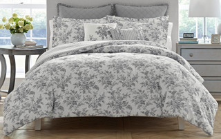 Thumbnail 2: Laura Ashley Laura Ashley Annalise Comforter and Sham Bonus Set 