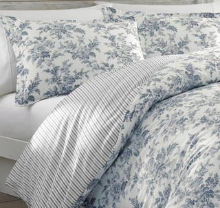 Thumbnail 10: Laura Ashley Laura Ashley Annalise Comforter and Sham Bonus Set 