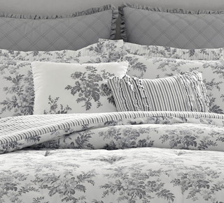 Thumbnail 6: Laura Ashley Laura Ashley Annalise Comforter and Sham Bonus Set 