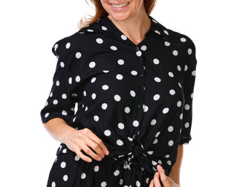 Thumbnail 5: Club Z Women's Polka Dot Cover-Up Set 