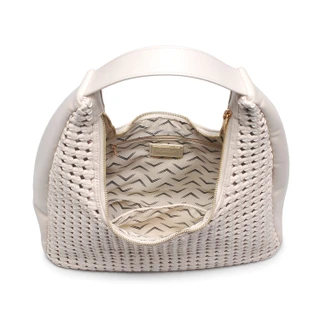 Thumbnail 3: Moda Luxe Woven Hobo Handbag 