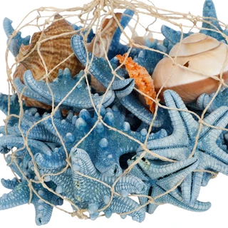 Thumbnail 2: Contrast Starfish & Shell Decorative Net Bag 