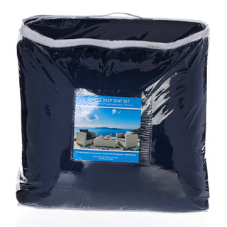 Thumbnail 2: Home Fashion Outdoor Linen Deep Seat Cushion 