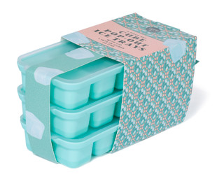 Thumbnail 2: CORE HOME 3-Piece Cube Pop-Out Ice Tray Set 