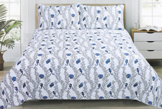 Thumbnail 1: Coastal Living Raine Quilt Set 