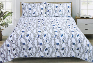 Thumbnail 2: Coastal Living Raine Quilt Set 