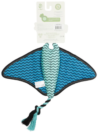 Thumbnail 2: Furry Five 13-Inch Stingray Dog Toy with Squeaker 