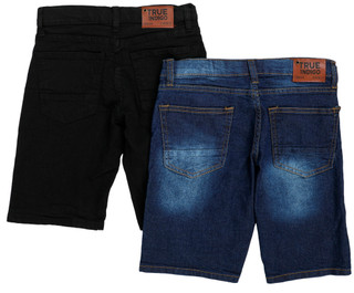 Thumbnail 2: True Indigo Boys' 2-Pack Denim Shorts 