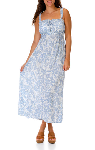 Thumbnail 1: Derek Heart Juniors' Sleeveless Floral Maxi Dress 