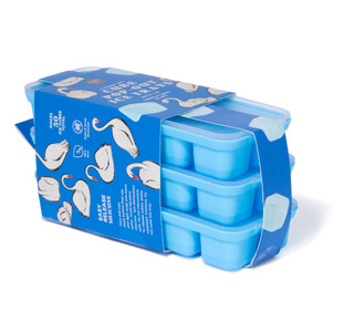 Thumbnail 3: CORE HOME 3-Piece Pop-Out Ice Tray Set with Lid 